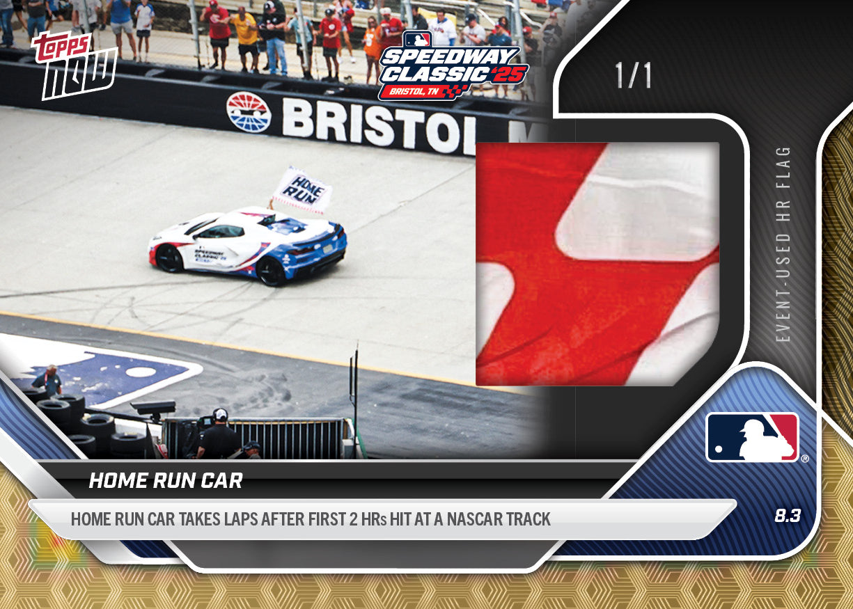 Home Run Car - 2025 MLB Topps NOW® - Card 507 - LOOK FOR RELICS - PR: 1975