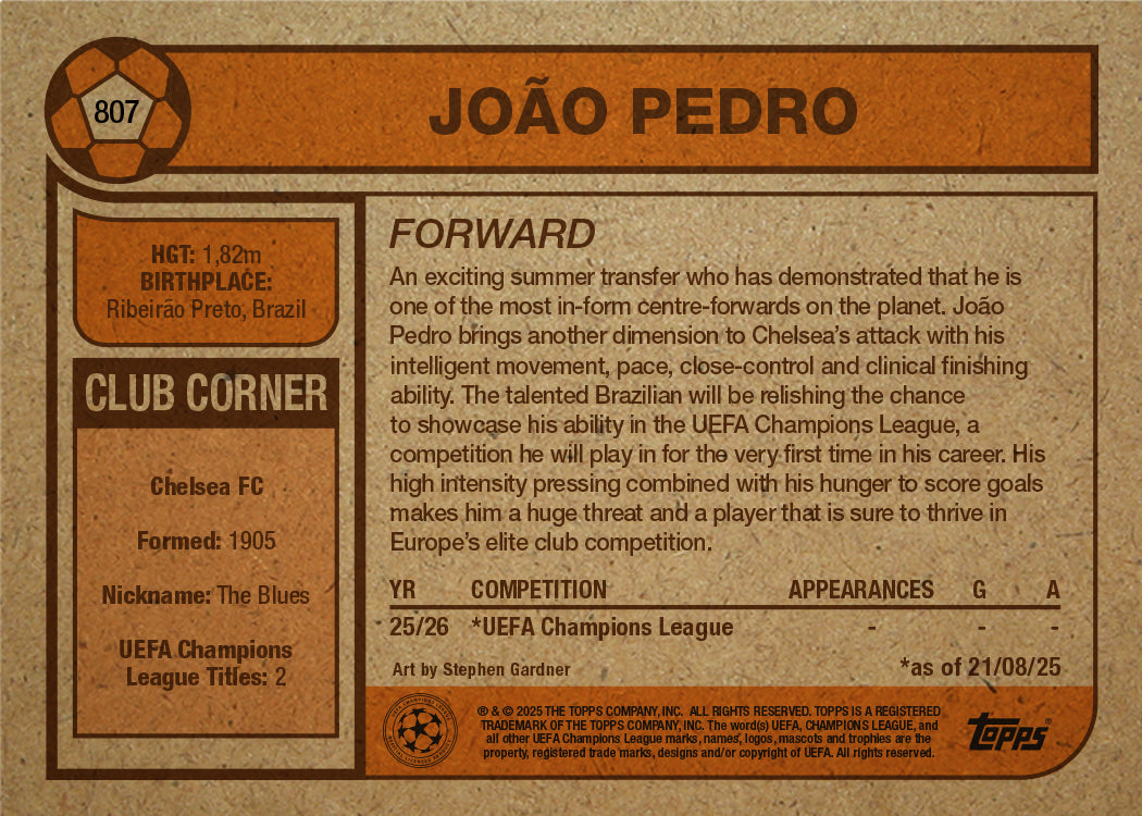 João Pedro - UCC Living Set® - Card 807 - PR: 406