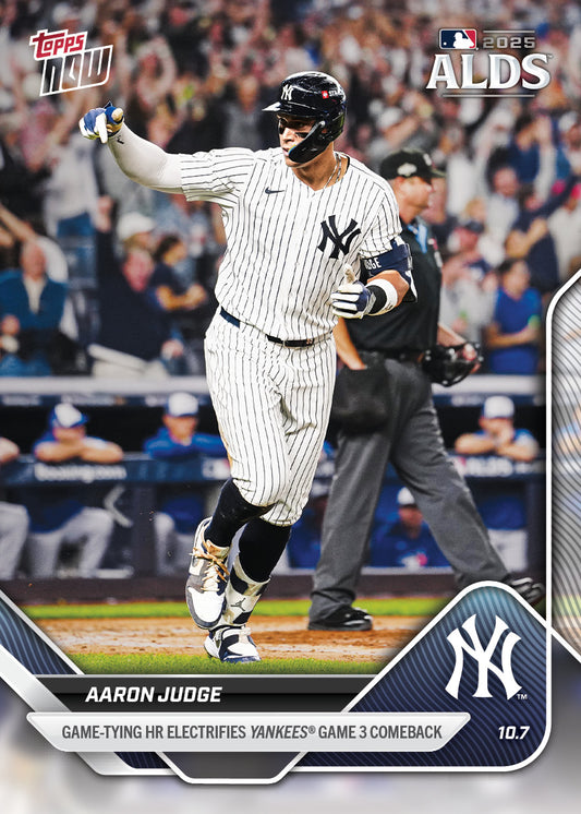 Aaron Judge - 2025 MLB Topps NOW® - Card 838 - PR: 8219