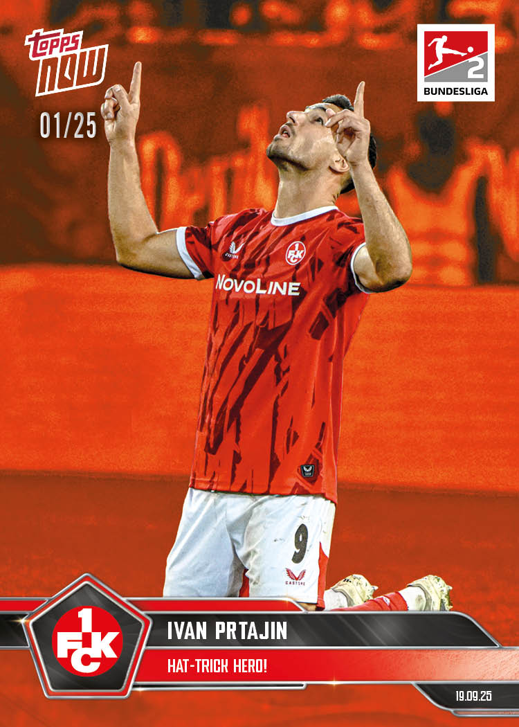 Ivan Prtajin - 2025-26 Bundesliga Topps NOW® - Card 23 - PR: 305