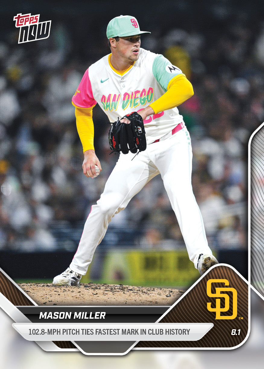 Mason Miller - 2025 MLB Topps NOW® - Card 498 - PR: 668