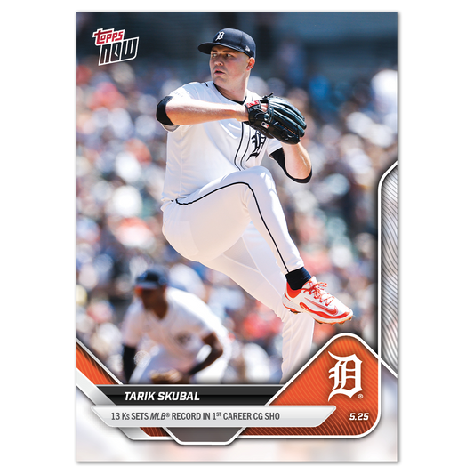 Tarik Skubal - 2025 MLB Topps NOW® - Card 215 - LOOK FOR AUTOS - PR: 4147