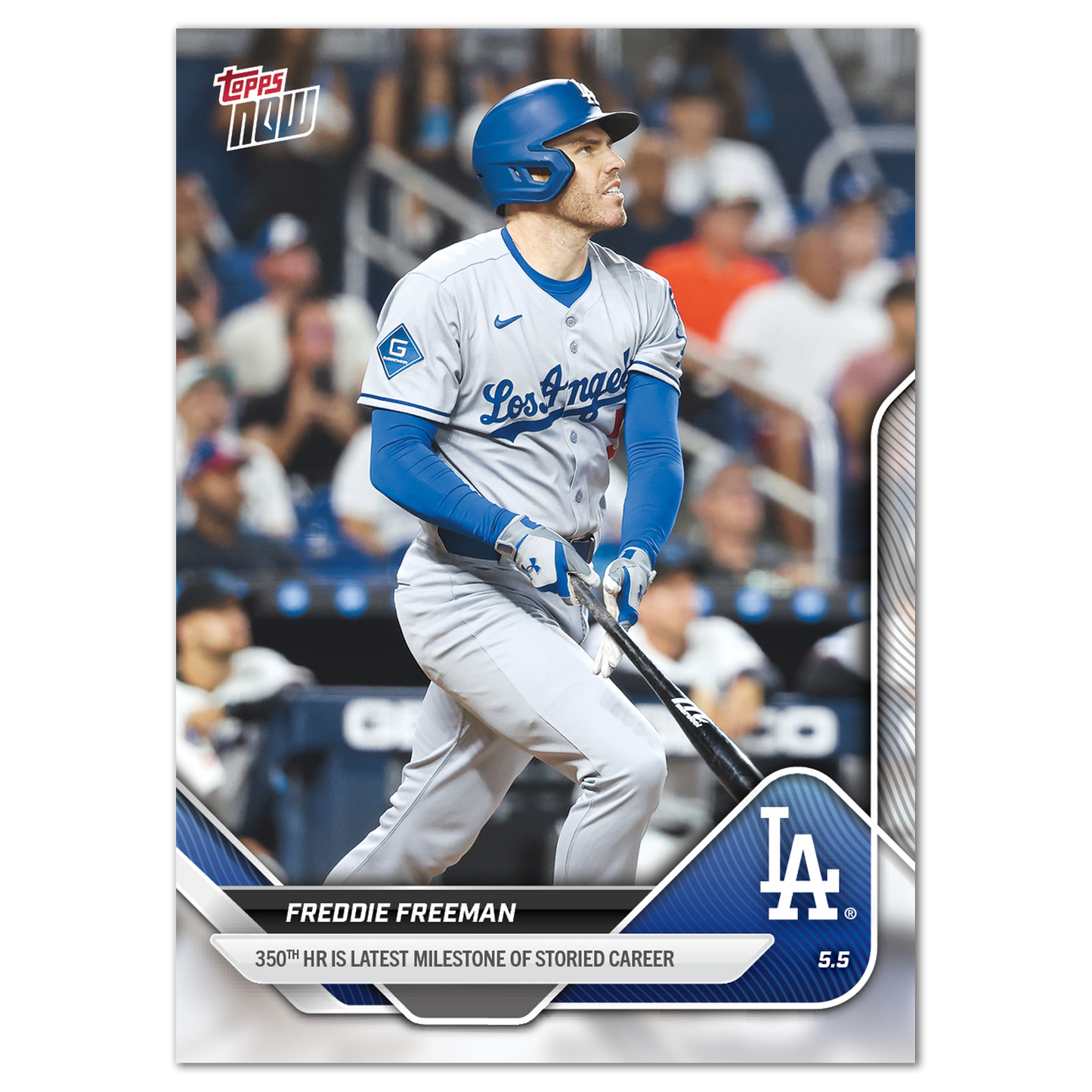 Freddie Freeman - 2025 MLB Topps NOW® - Card 144 - PR: 1702