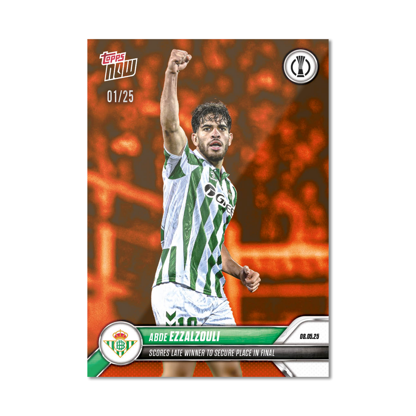 Abde Ezzalzouli  - 2024-25 UECL Topps NOW® - Card 12 - PR: 126