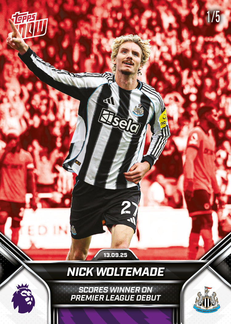 Nick Woltemade - 2025-26 Premier League Topps NOW® - Card 18 - PR: 723
