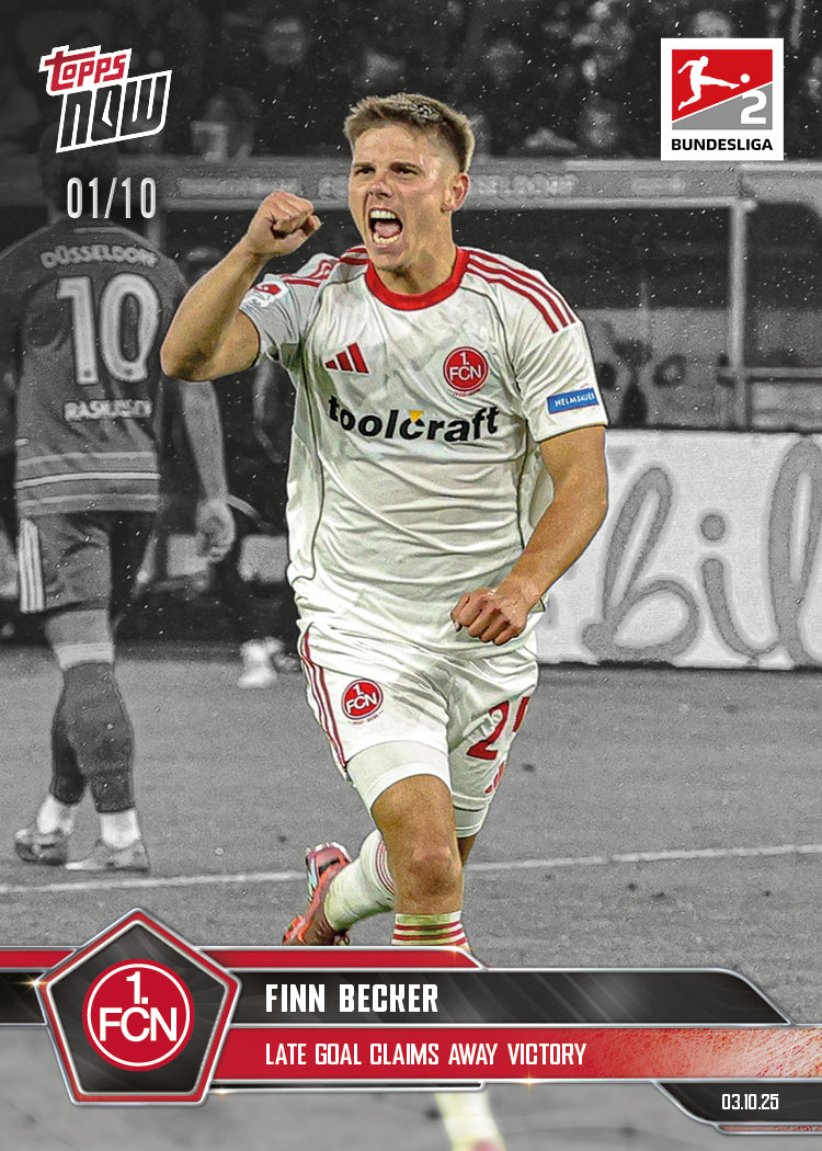 Finn Becker - 2025-26 Bundesliga Topps NOW® - Card 36 - PR: 146
