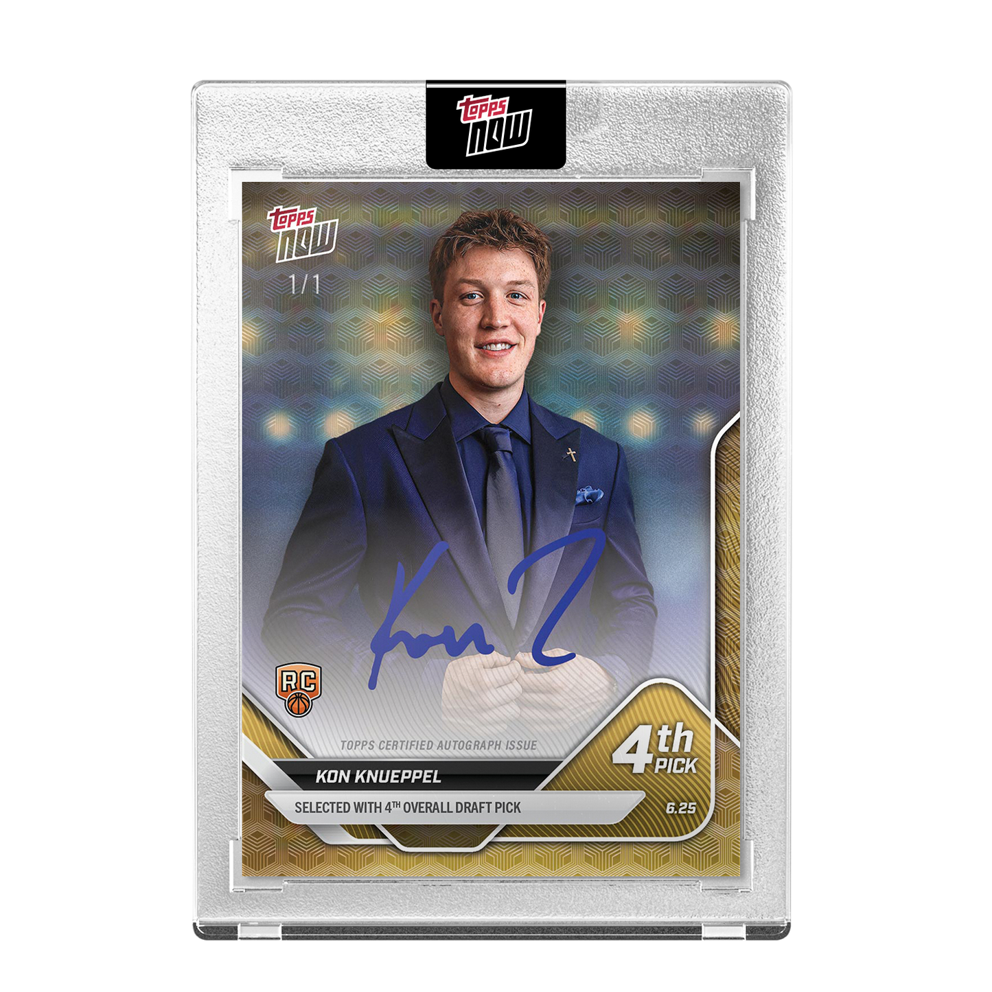 Kon Knueppel - 2025 Topps NOW® Basketball - Card D4 - LOOK FOR AUTOS - PR: 3112