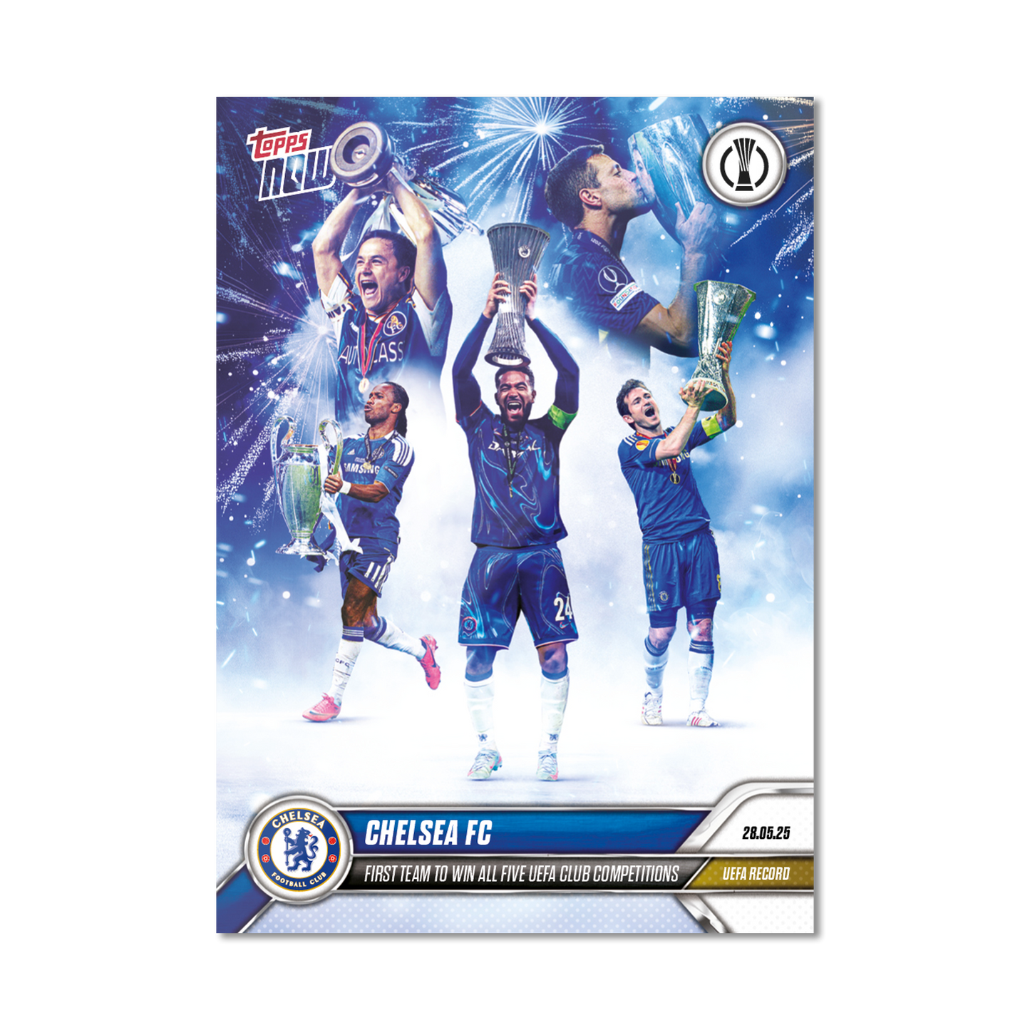 Chelsea FC - 2024-25 UECL Topps NOW® - Card 16 - PR: 3457