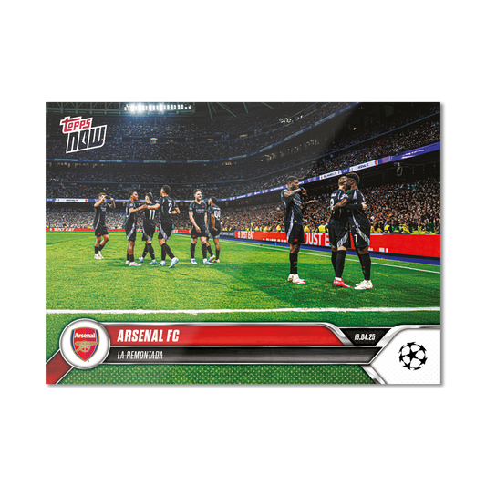 Arsenal FC - 2024-25 UCL Topps NOW® - Card 143 - PR: 641