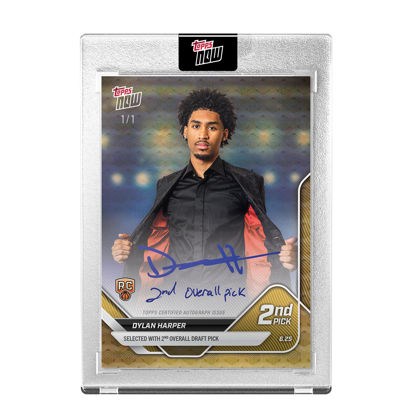 Dylan Harper - 2025 Topps NOW® Basketball - Card D2 - LOOK FOR AUTOS - PR: 11,207