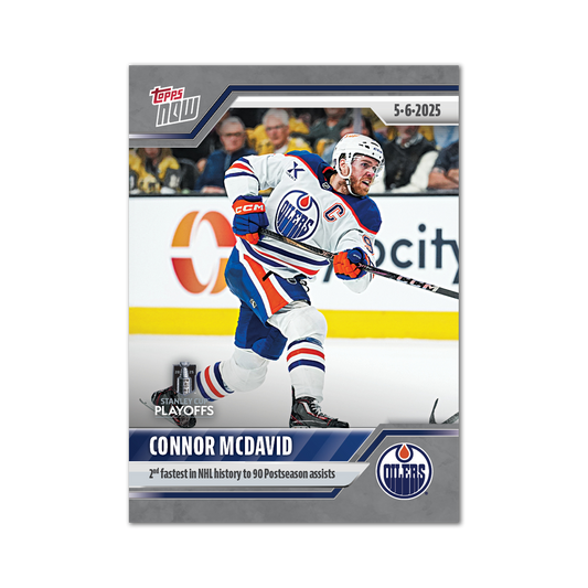 Connor McDavid - 2024-25 NHL Topps NOW® - Sticker # 178 Pack - PR: 340