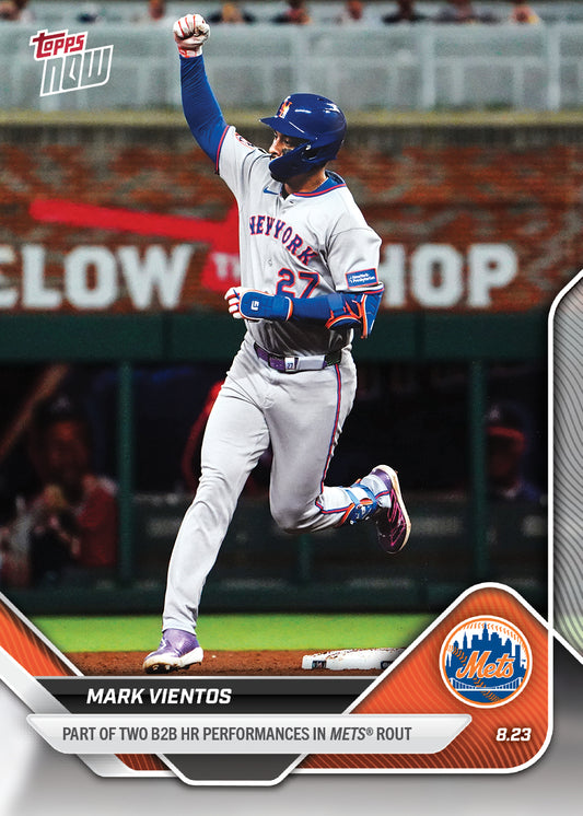 Mark Vientos - 2025 MLB Topps NOW® - Card 601 - PR: 429