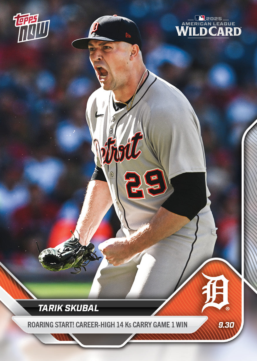 Tarik Skubal - 2025 MLB Topps NOW® - Card 797 - PR: 2474