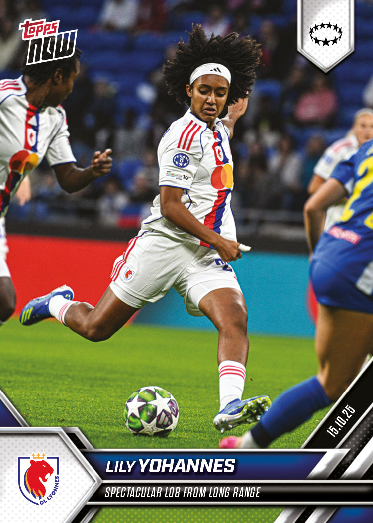 Lily Yohannes - 2025-26 UWCL Topps NOW® - Card 4 - PR: 365