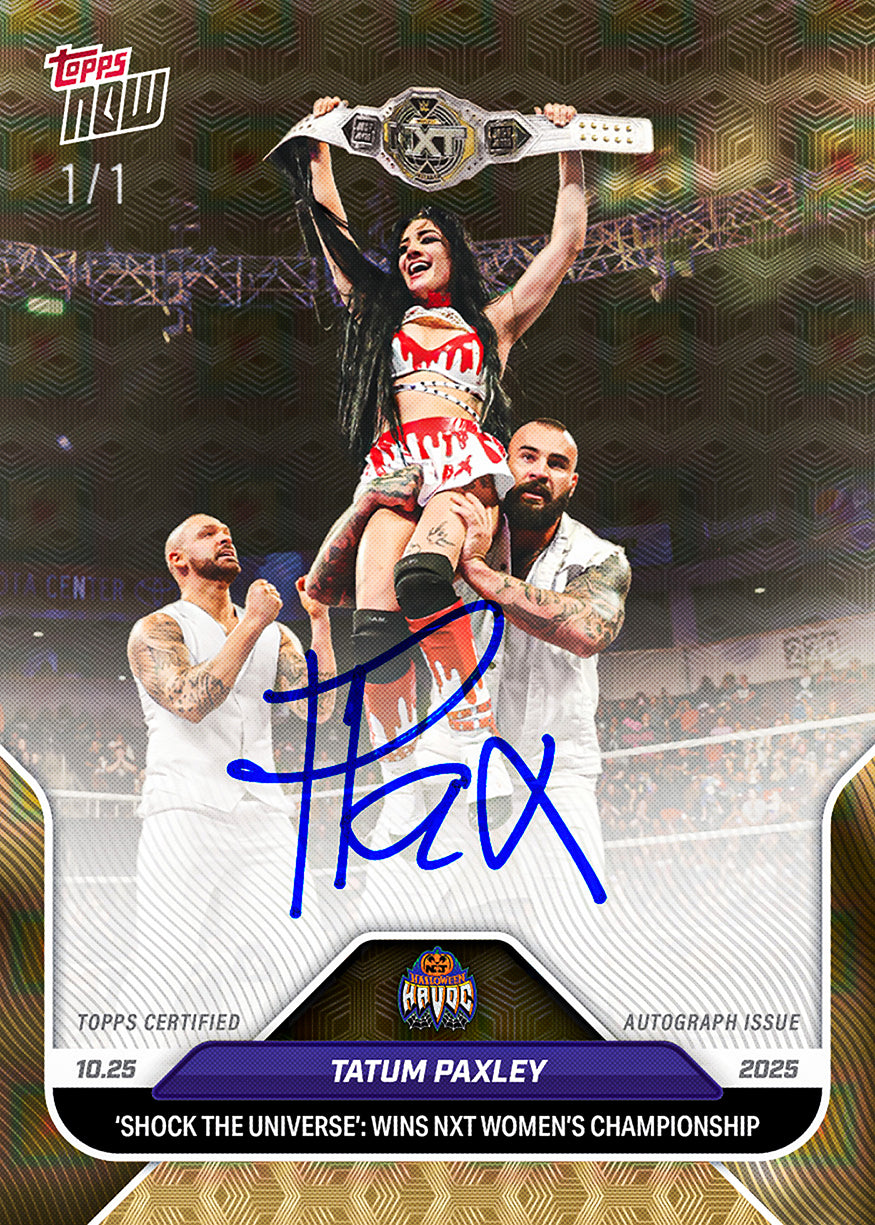 Tatum Paxley - 2025 WWE Topps NOW® - Card 117 - PR: 1150