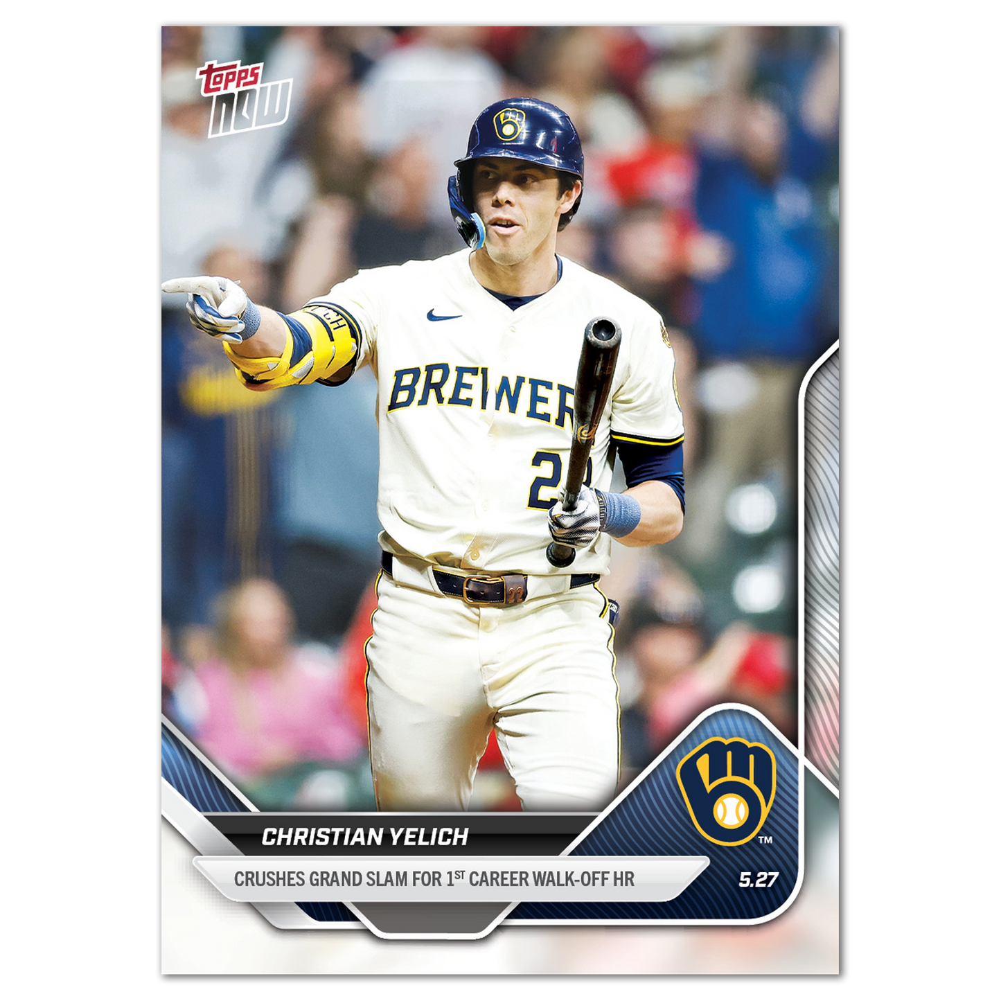 Christian Yelich - 2025 MLB Topps NOW® - Card 224 - PR: 970