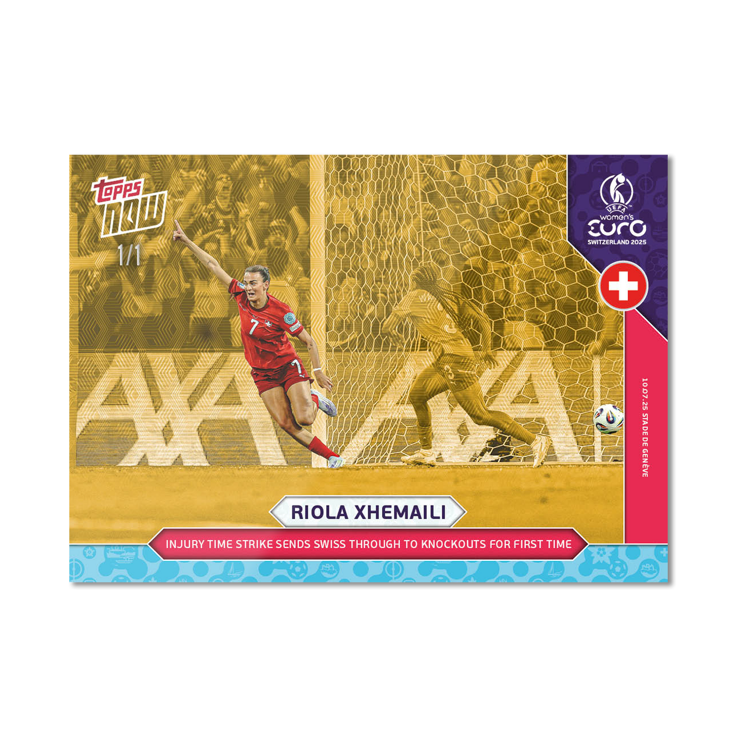 Riola Xhemaili - UEFA Women’s EURO 2025™ Topps NOW®  - Card 14 - PR: 101