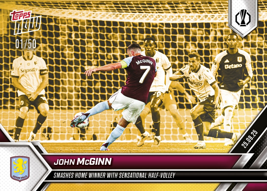 John McGinn - 2025-26 UEL Topps NOW® Card 2 - PR: 171