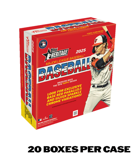 2025 Topps Heritage Baseball - Mega Box - Sealed Case