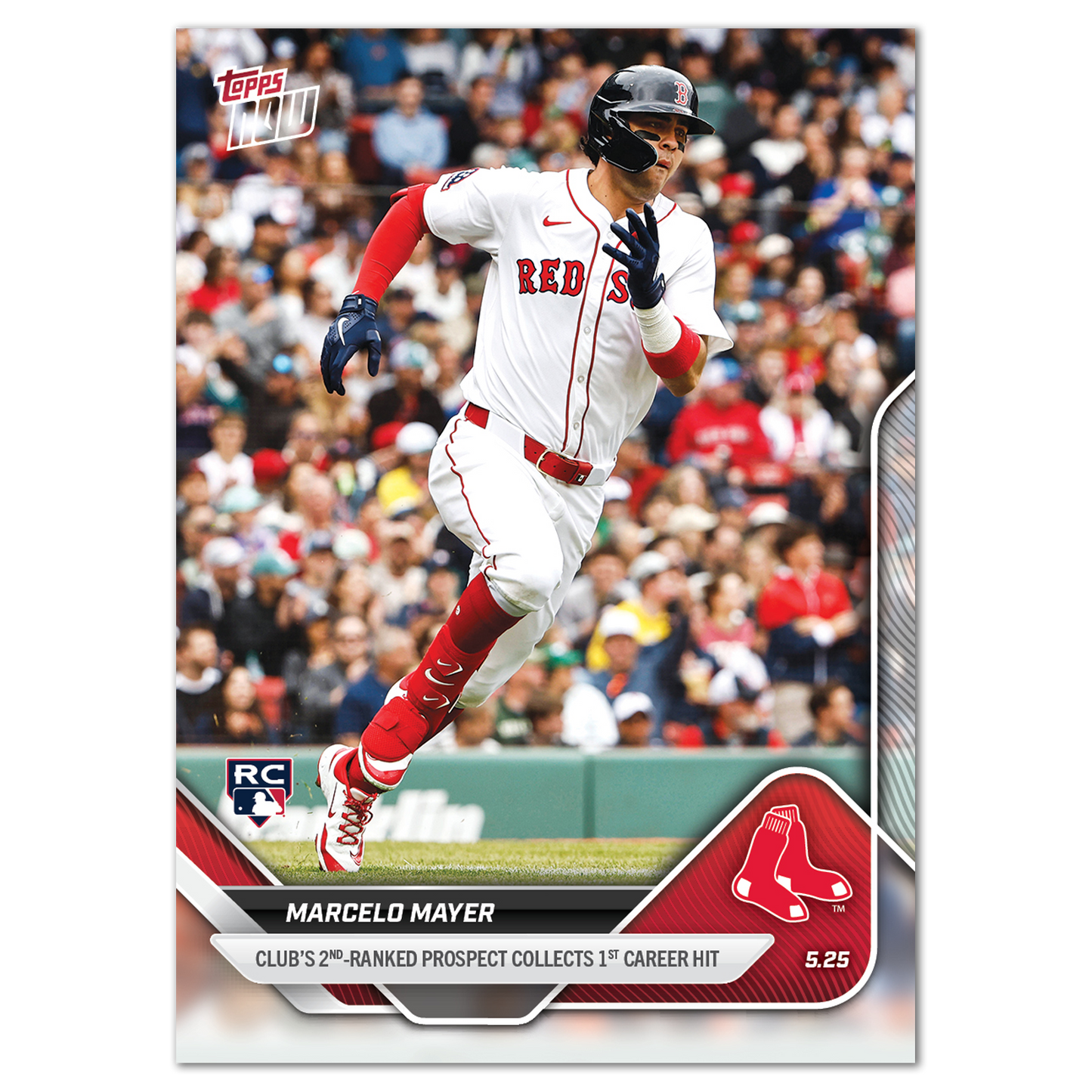 Marcelo Mayer - 2025 MLB Topps NOW® - Card 214 - PR: 4088