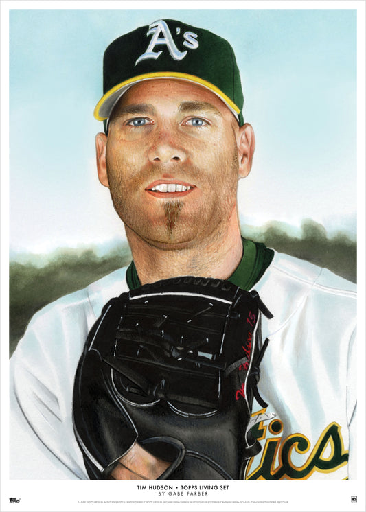 Topps Living Set Fine Art Print #864 - Tim Hudson