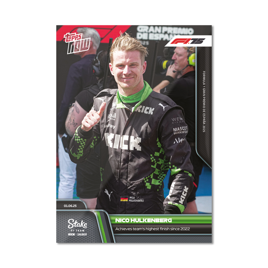 Nico Hulkenberg - 2025 Formula 1® Topps NOW® - Card 42 - PR: 753