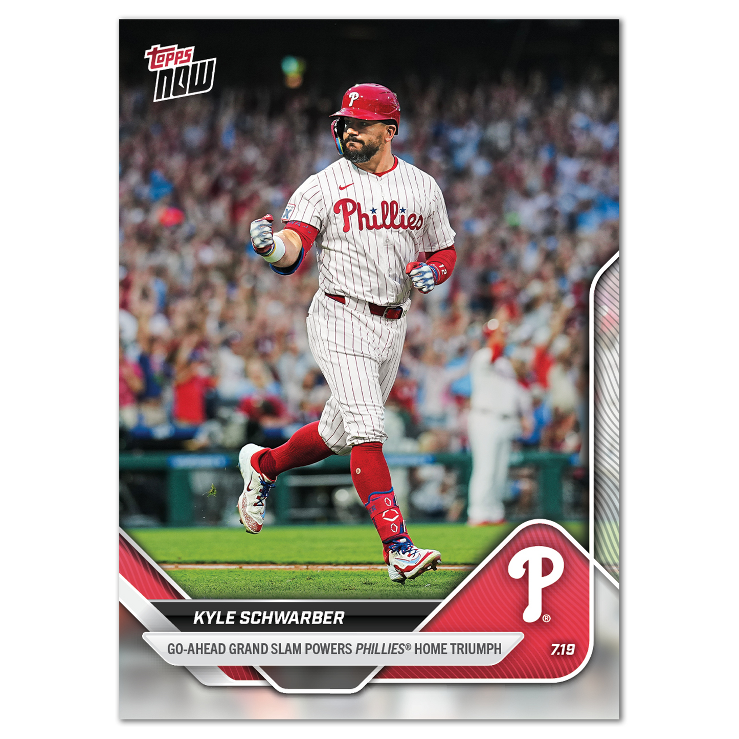 Kyle Schwarber - 2025 MLB Topps NOW® - Card 440 - PR: 835