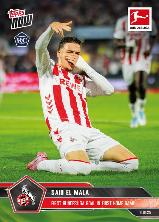 Said El Mala - 2025-26 Bundesliga Topps NOW® - Card 15 - PR: 1212