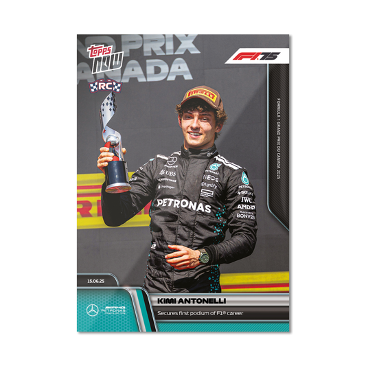 Kimi Antonelli - 2025 Formula 1® Topps NOW® - Card 45 - PR: 9978