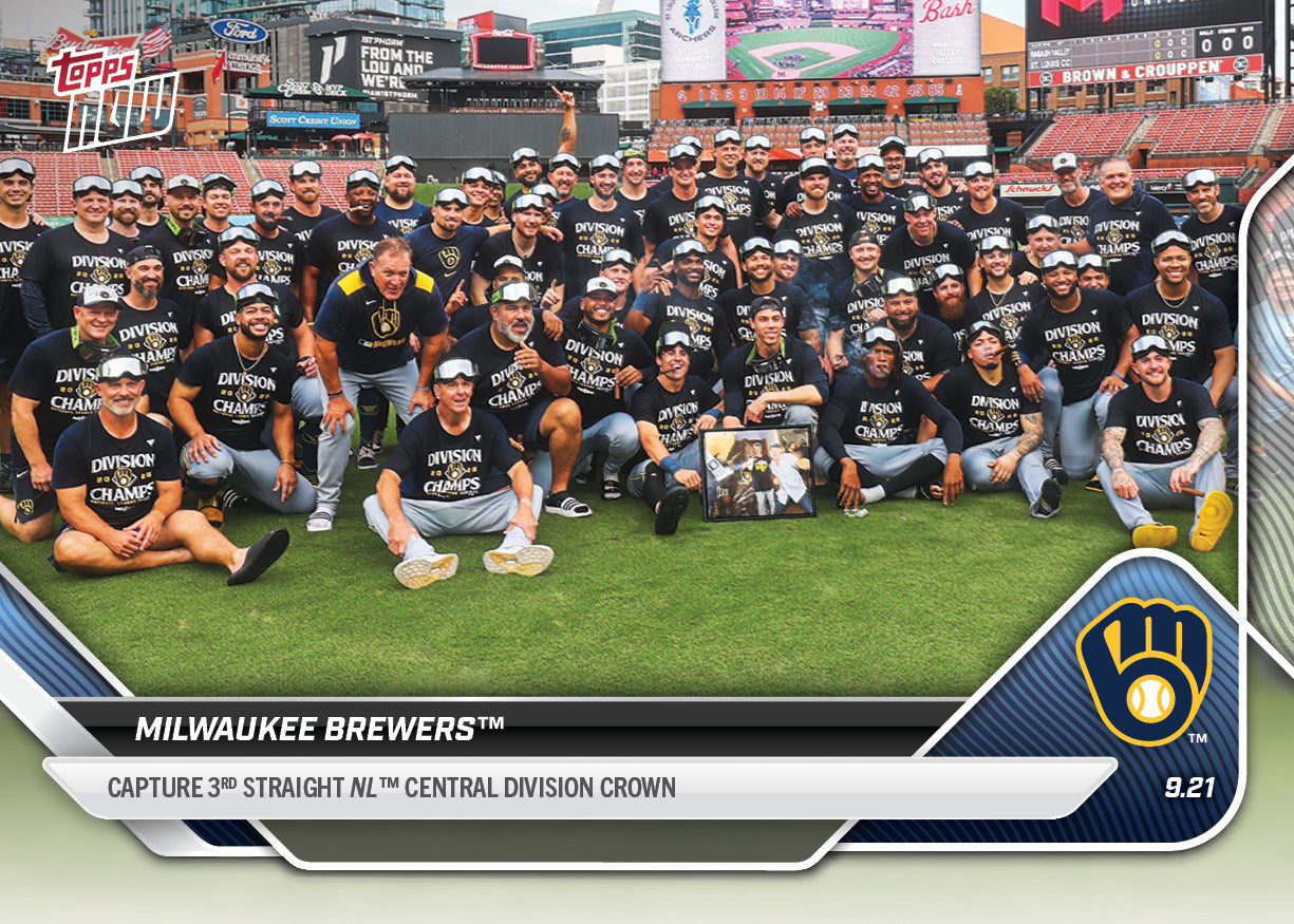 Milwaukee Brewers - 2025 MLB Topps NOW® - Card 746 - PR: 854