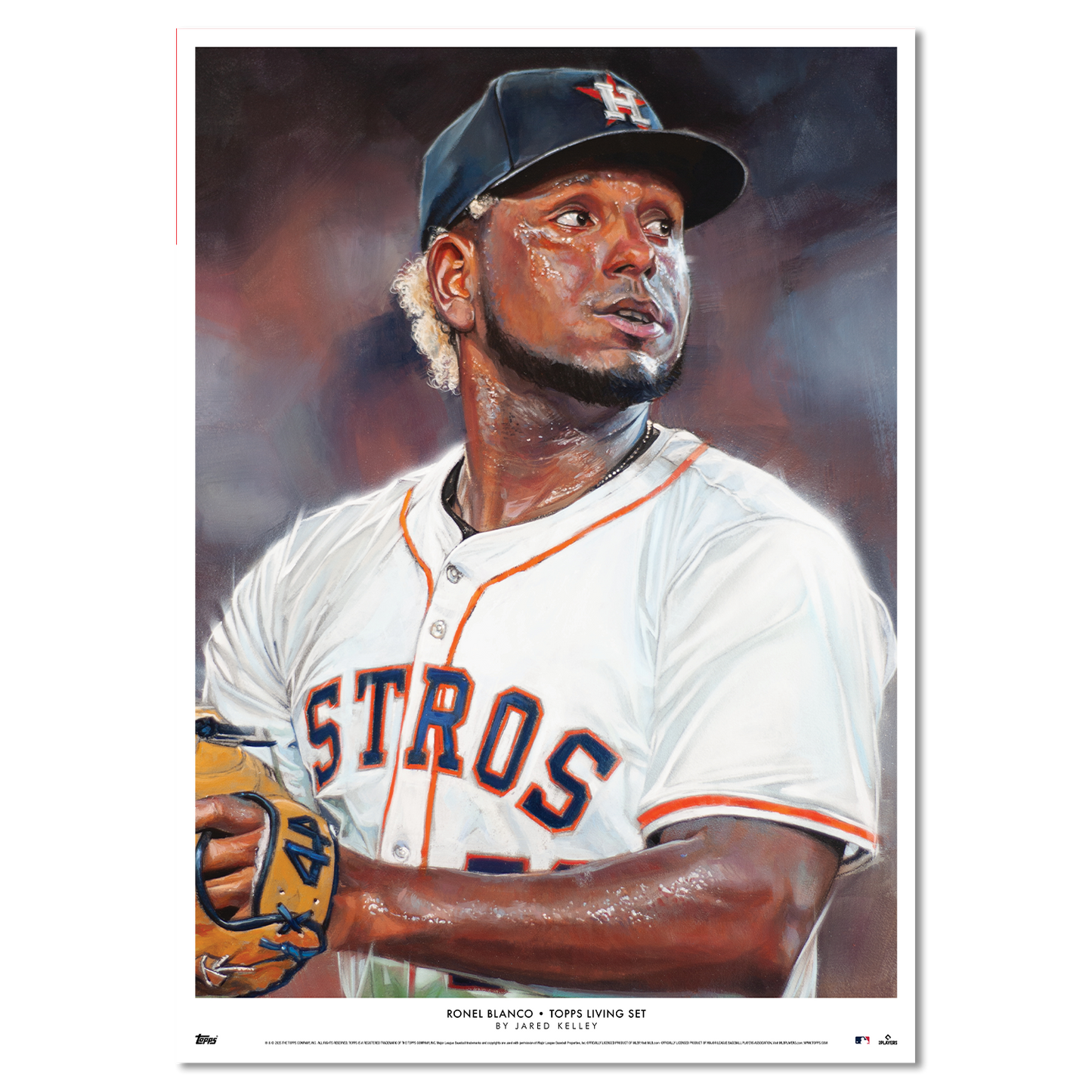 Topps Living Set Fine Art Print #829 - Ronel Blanco