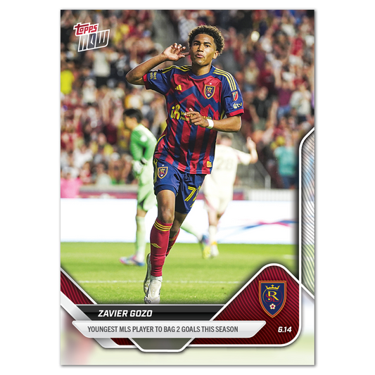 Zavier Gozo - 2025 MLS Topps NOW® - Card 54 - PR: 164