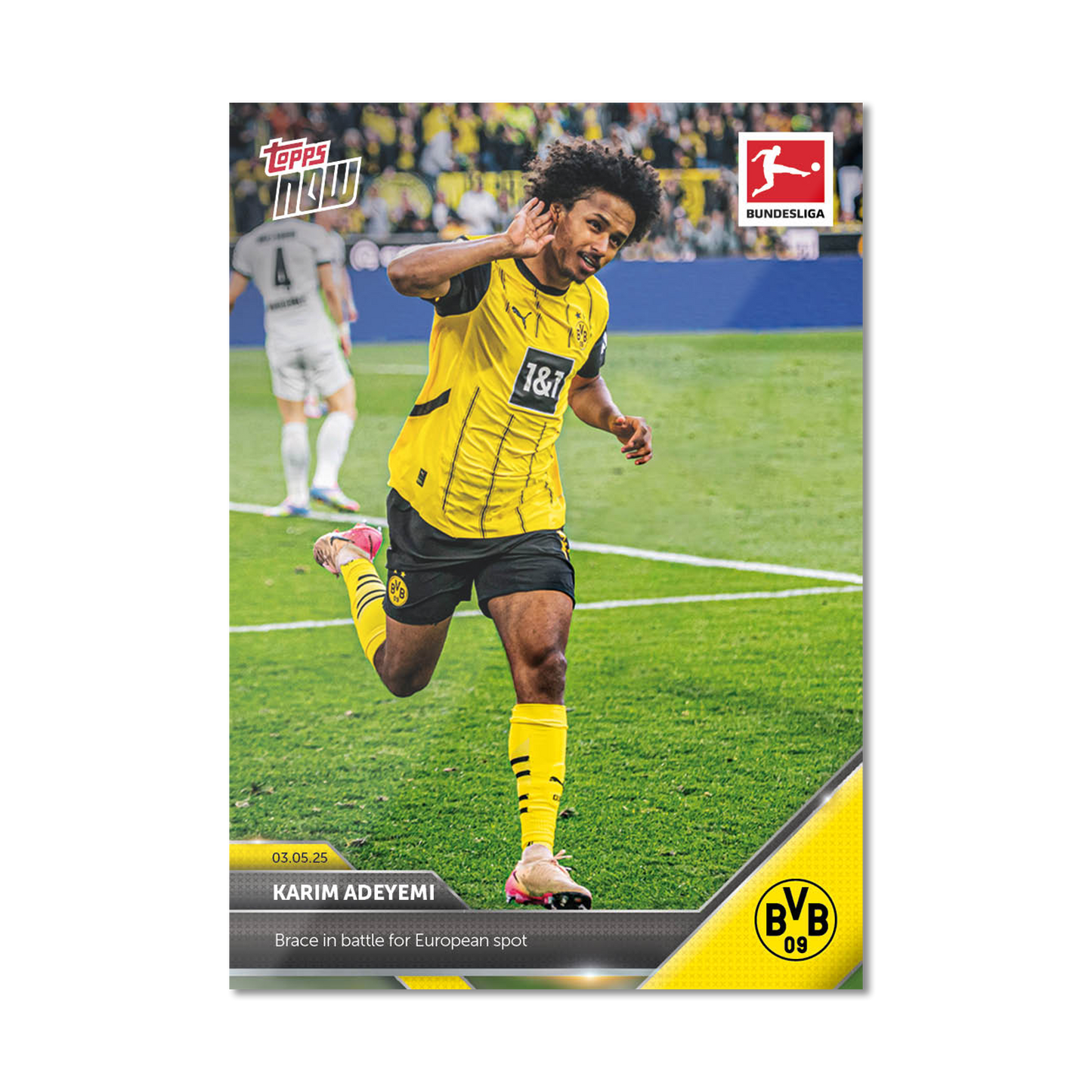 Karim Adeyemi - 2024-25 Bundesliga Topps NOW® - Card 180 - PR: 37