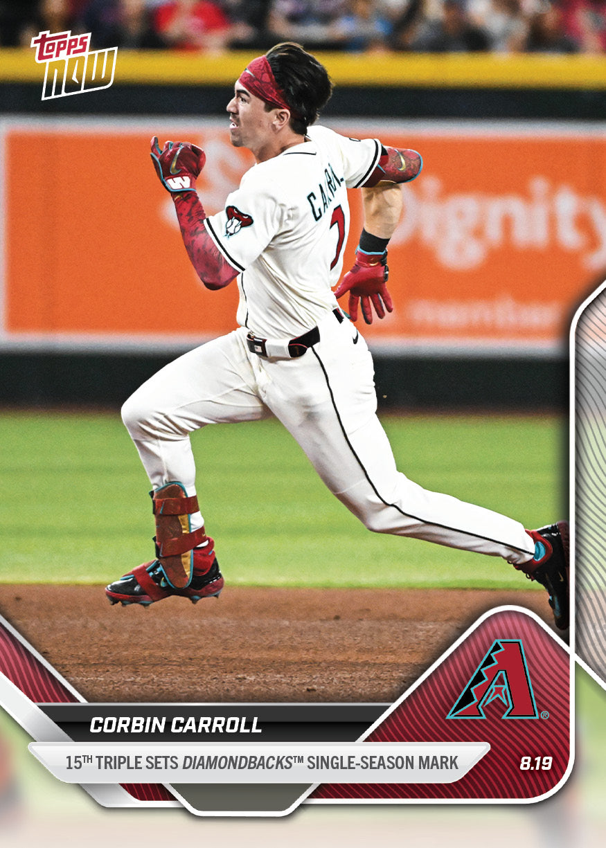 Corbin Carroll - 2025 MLB Topps NOW® - Card 583 - PR: 818