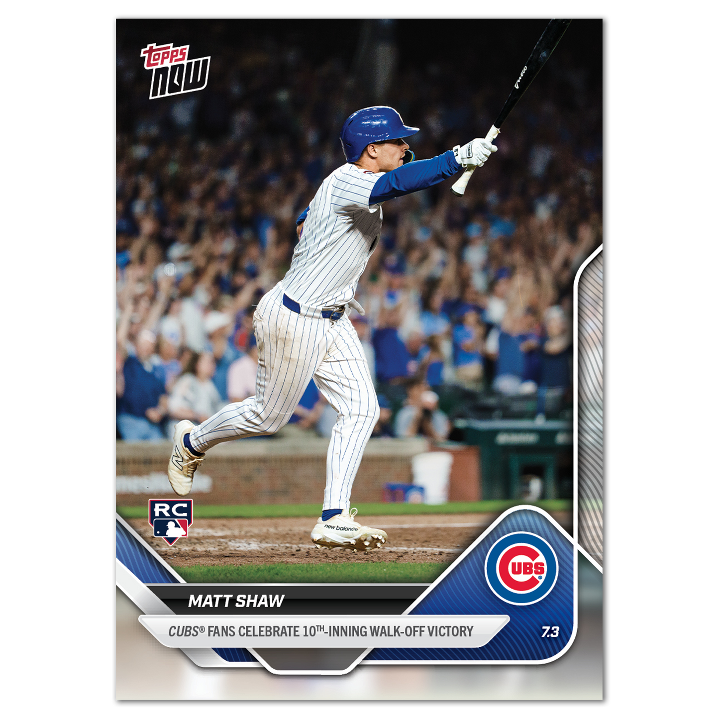 Matt Shaw - 2025 MLB Topps NOW® - Card 379 - PR: 896