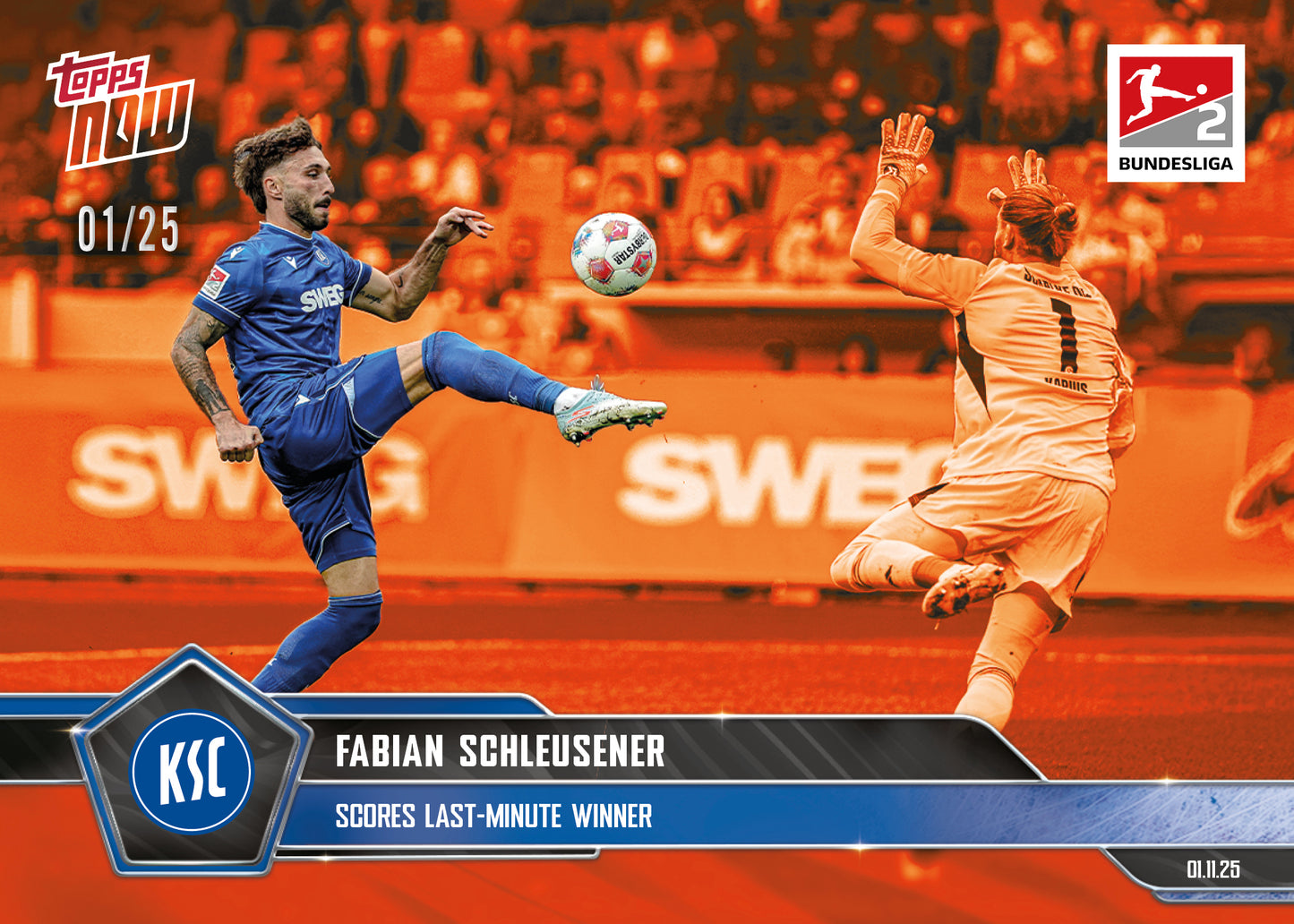 Fabian Schleusener - 2025-26 Bundesliga Topps NOW® - Card 53