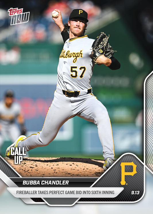 Bubba Chandler - 2025 MLB Topps NOW® - Card 704 - PR: 937