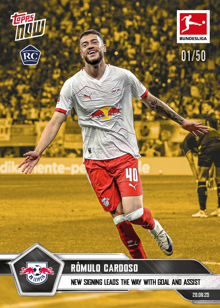 Rômulo Cardoso - 2025-26 Bundesliga Topps NOW® - Card 26 - PR: 195