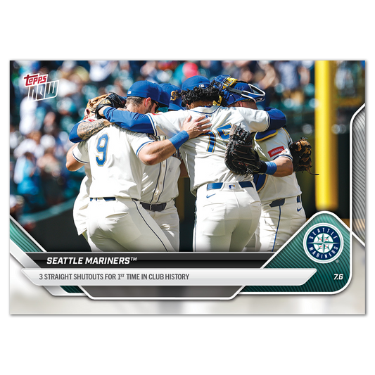 Seattle Mariners - 2025 MLB Topps NOW® - Card 395  - PR: 581