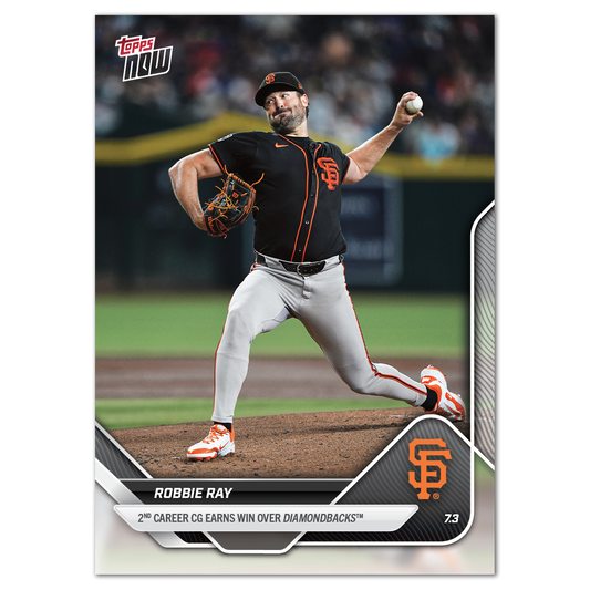 Robbie Ray- 2025 MLB Topps NOW® - Card 380 - PR: 424