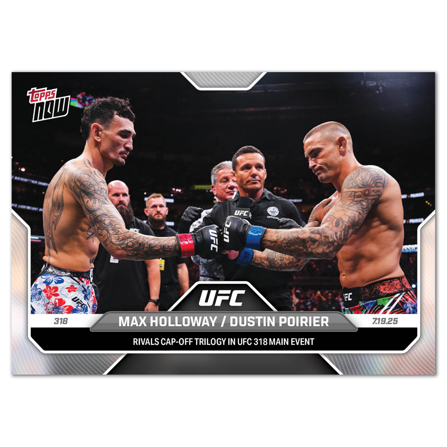 Dustin Poirier - 2025 UFC Topps NOW® - Card 23 - LOOK FOR AUTOS - PR: 5420