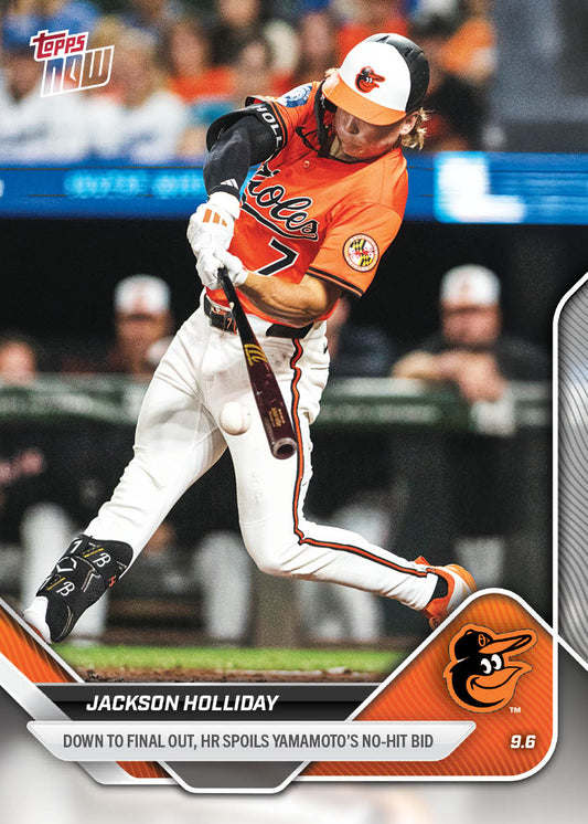 Jackson Holliday - 2025 MLB Topps NOW® - Card 665 - PR: 1894