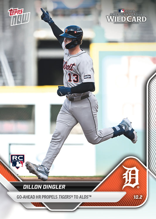Dillon Dingler - 2025 MLB Topps NOW® - Card 813 - PR: 1427