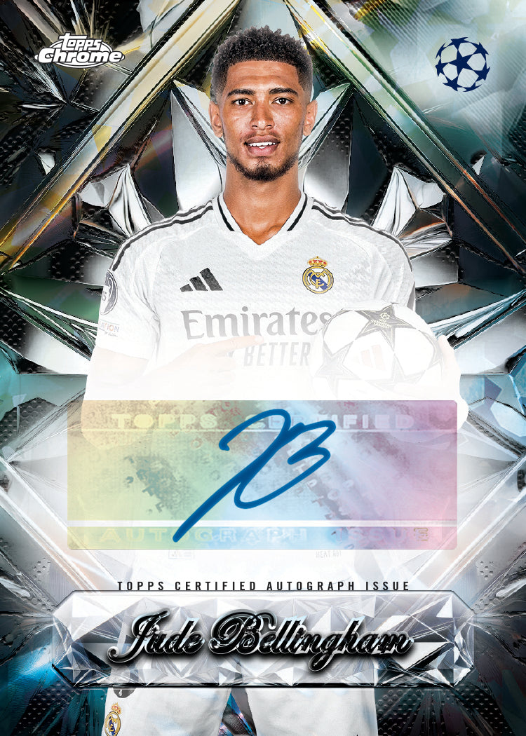 2024/25 Topps Chrome® Sapphire UEFA Club Competitions - Hobby Box - Sealed Case