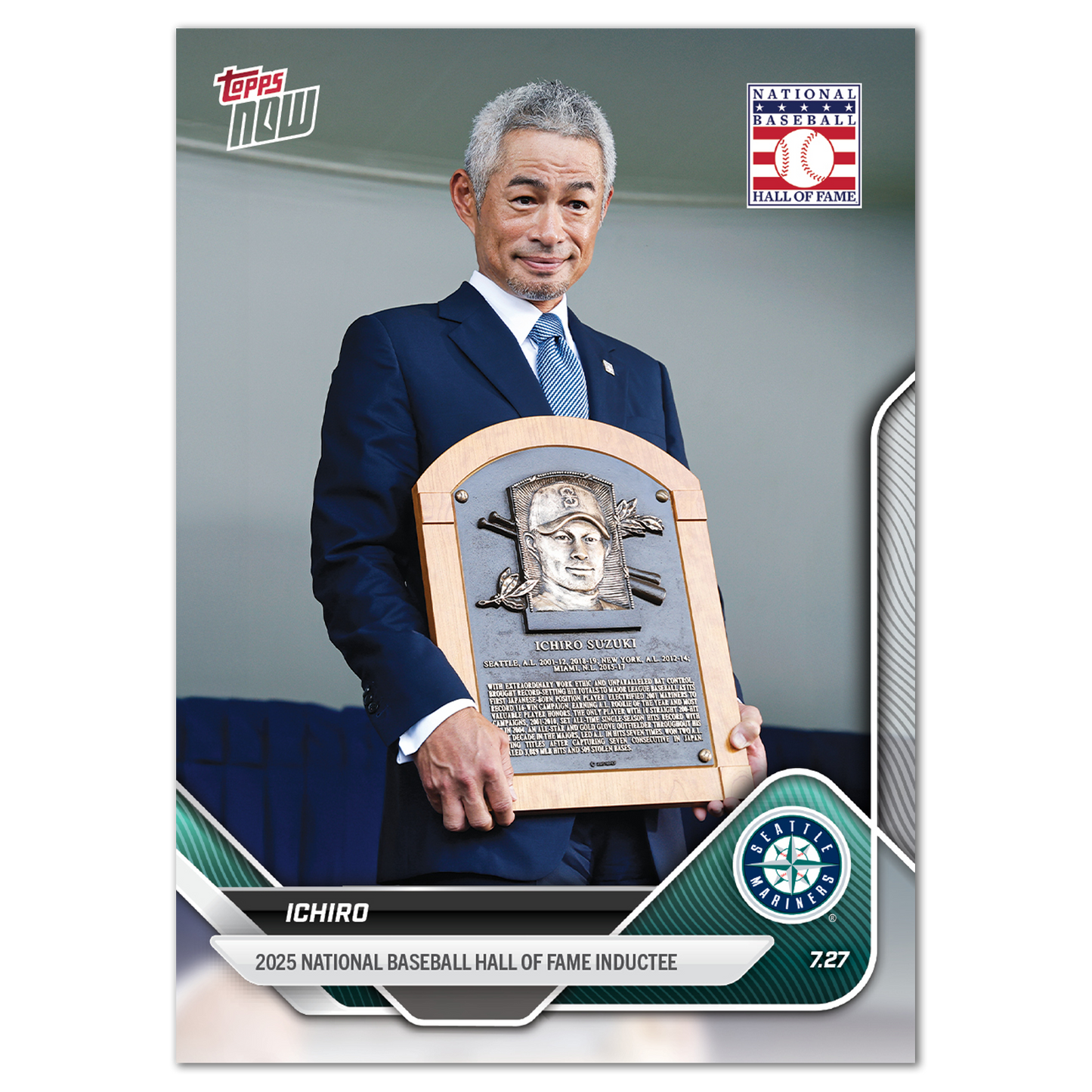 Ichiro - 2025 MLB Topps NOW® - Card 474 - LOOK FOR AUTOS - PR: 11993
