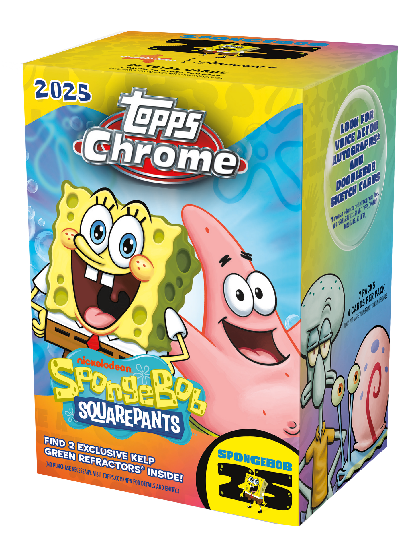 2025 Topps Chrome® SpongeBob 25th Anniversary - Value Box