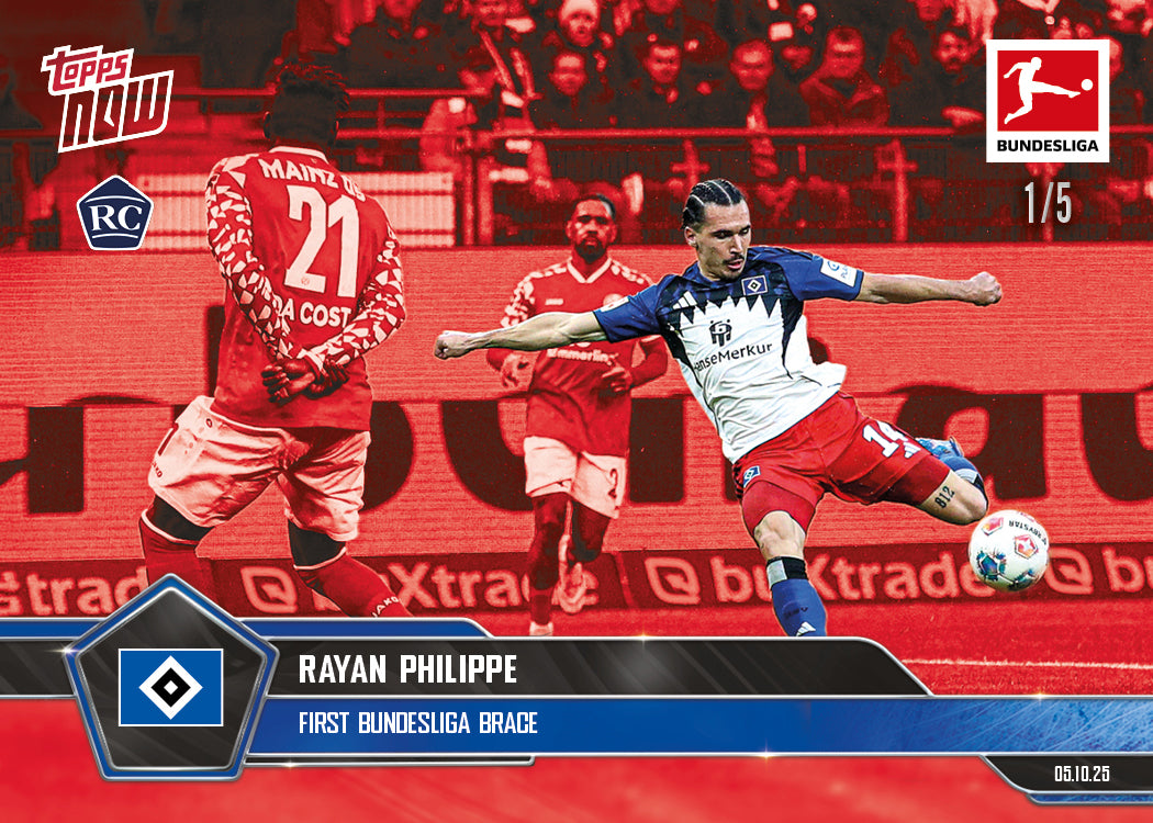 Rayan Philippe - 2025-26 Bundesliga Topps NOW® - Card 40 - PR: 441