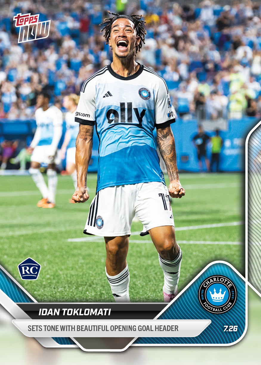 Idan Toklomati - 2025 MLS Topps NOW® - Card 71 - PR: 535