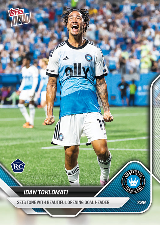 Idan Toklomati - 2025 MLS Topps NOW® - Card 71 - PR: 535