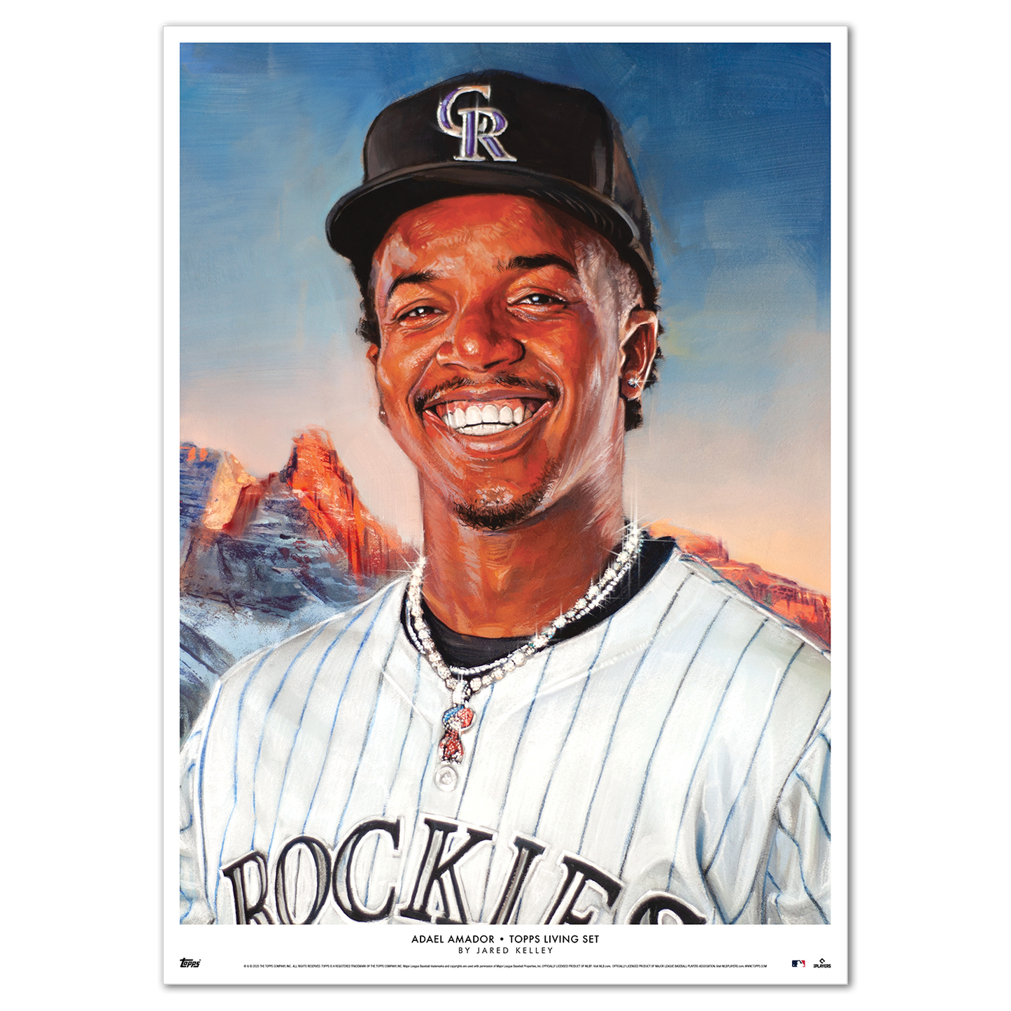 Topps Living Set Fine Art Print #823 - Adael Amador